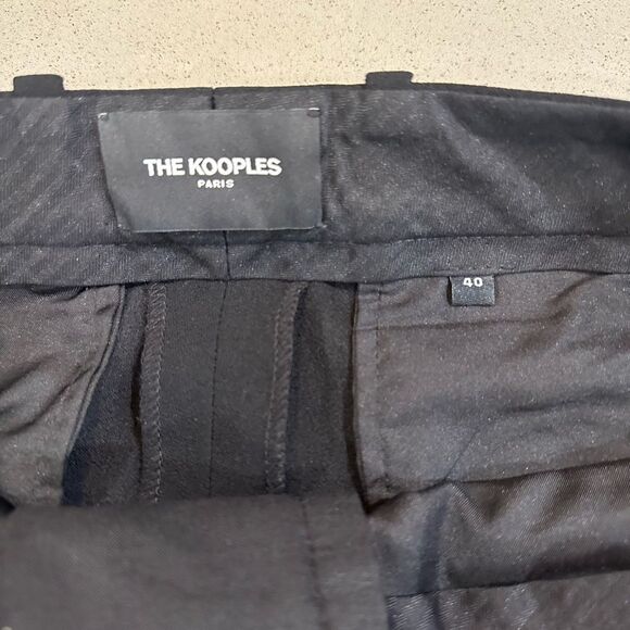 The Kooples Women’s Black Suit Lace Trouser Pants Size 40 - Picture 2 of 11